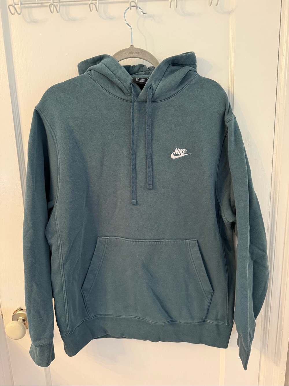 Nike Teal Pullover Hoodie with White Logo